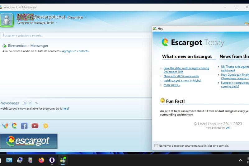 ¡Revive la nostalgia! Cómo usar MSN Messenger con Escargot en 2024